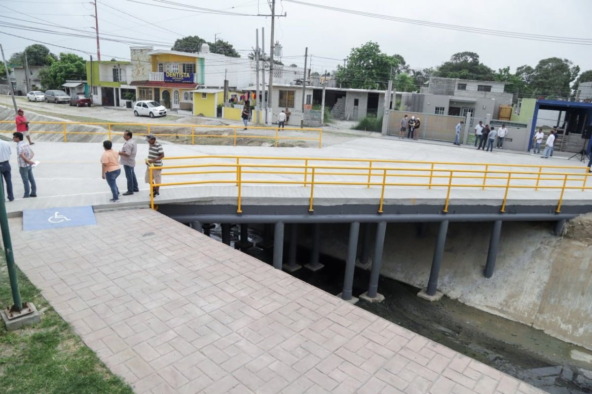 Inauguran puente vehicular en Altamira
