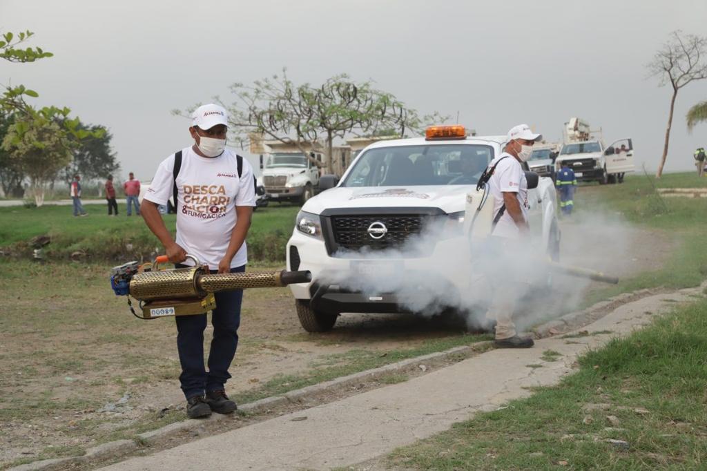 Inicia jornada de fumigación, abate y descacharrización