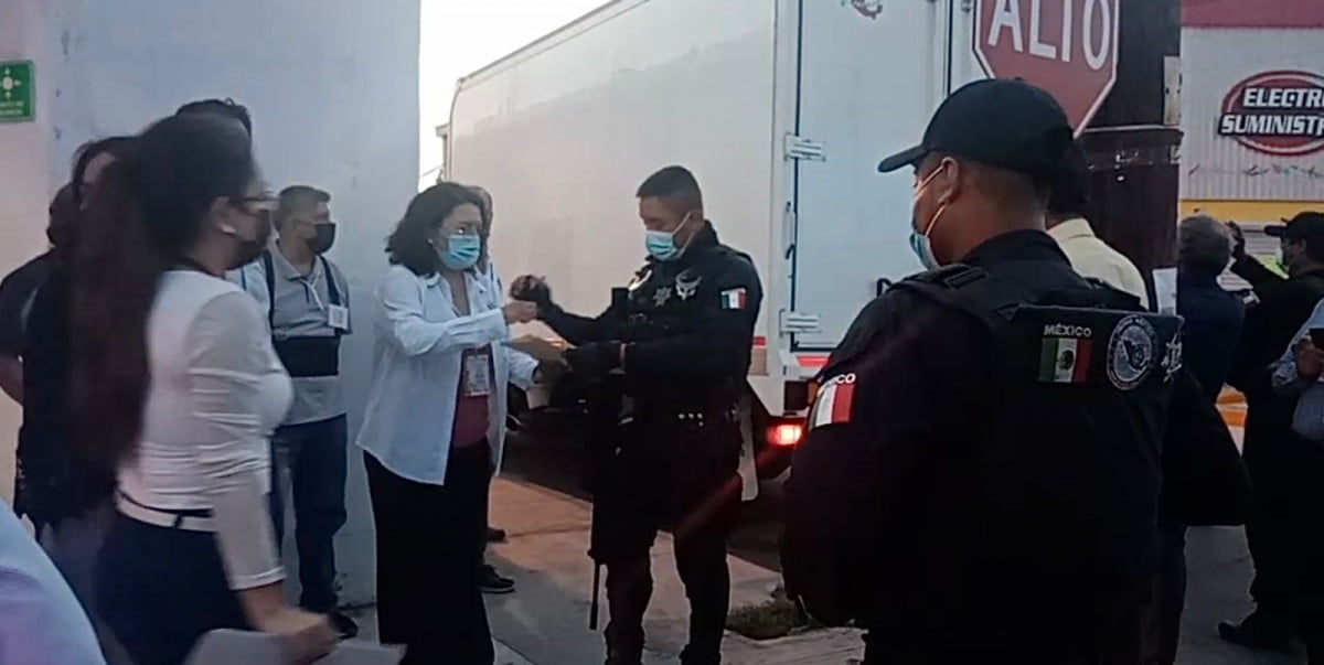 Recibe IETAM Nuevo Laredo boletas electorales