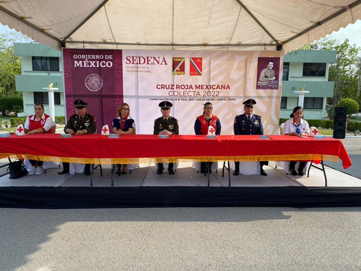Realizan Colecta Anual para la Cruz Roja en el Batallón de Infantería