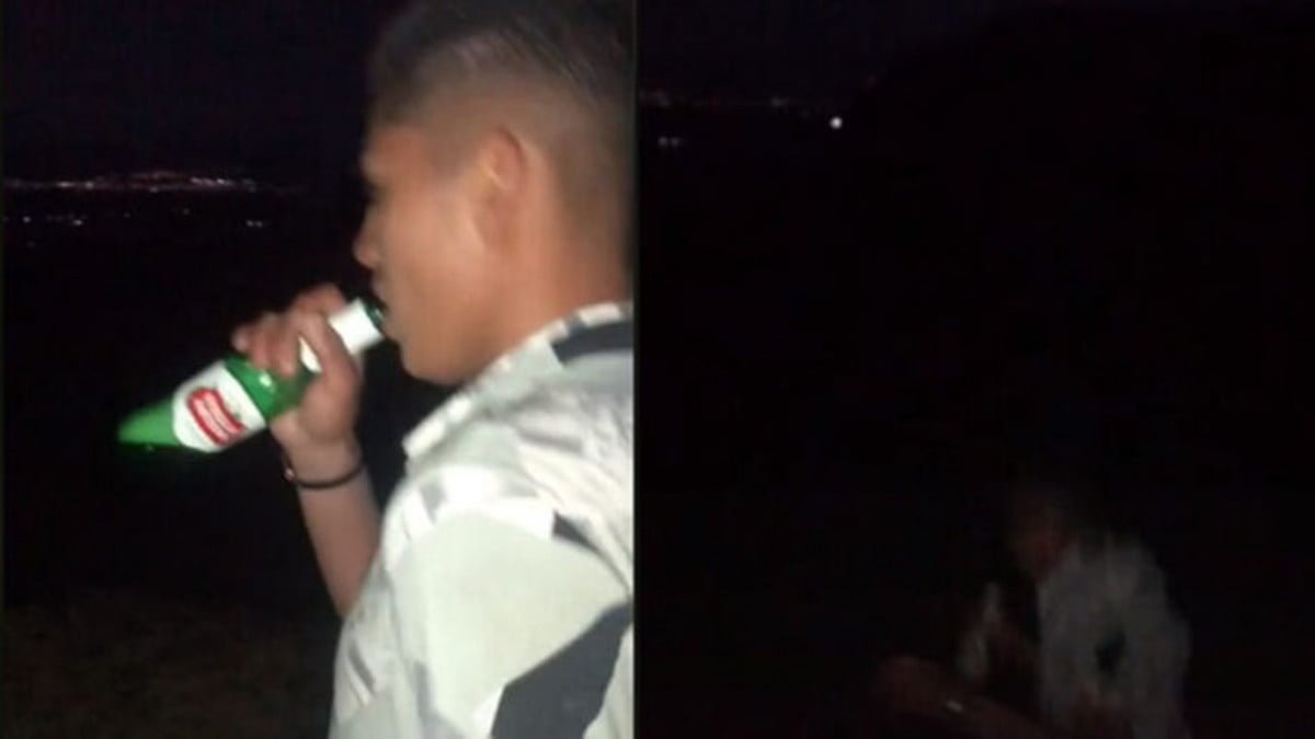 Joven cae a un barranco de aproximadamente 10 metros de altura