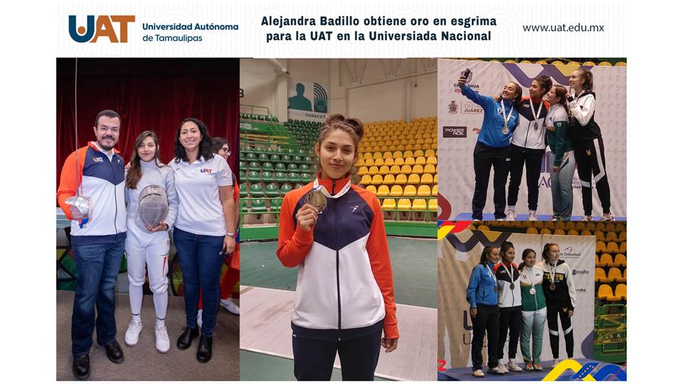 Alejandra Badillo obtiene oro para la UAT en la Universiada Nacional
