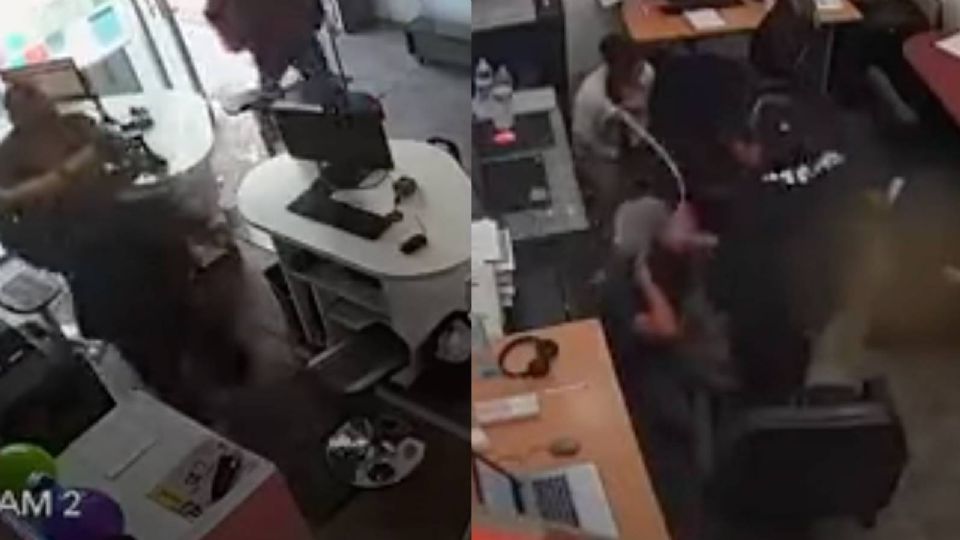 Asaltan tienda de celulares: Criminales amarran a empleados y huyen con todo
