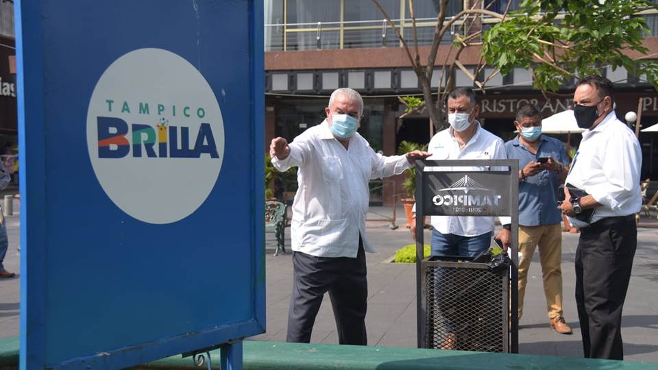 Participa Iniciativa Privada en el Embellecimiento Urbano de Tampico