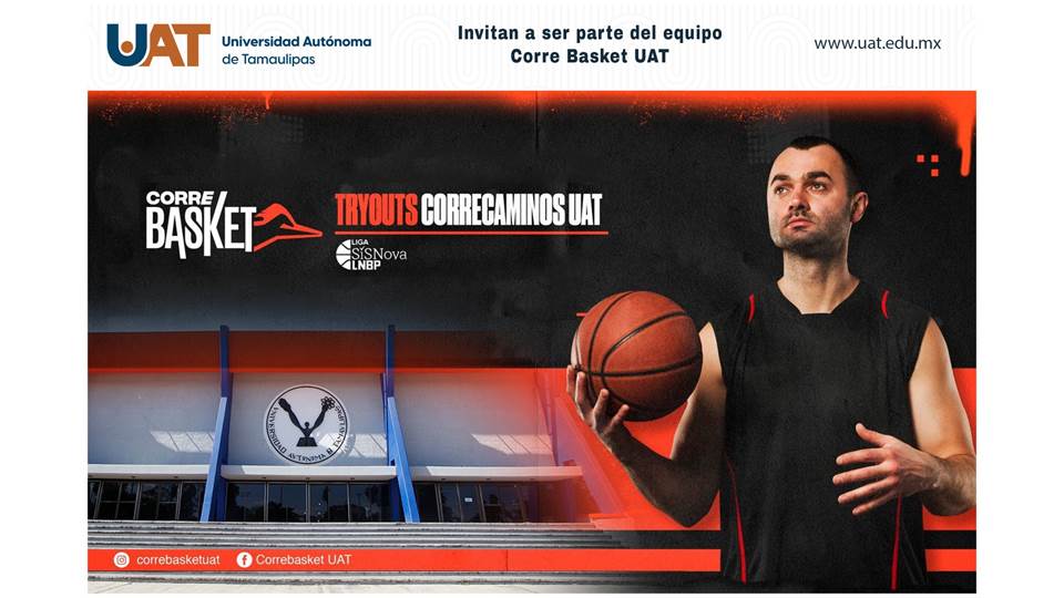 Invitan a ser parte del equipo Corre Basket UAT