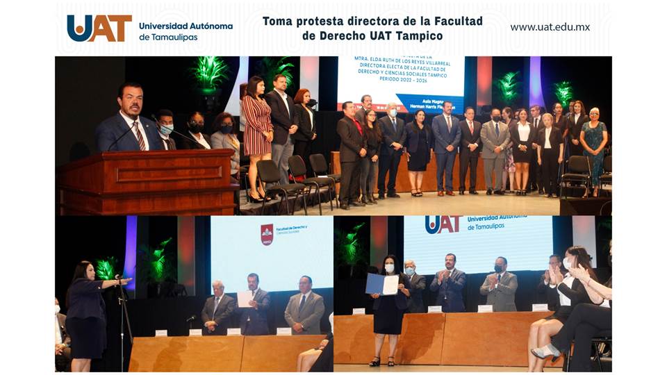 Elda Ruth de los Reyes asume la dirección de la Facultad de Derecho Tampico