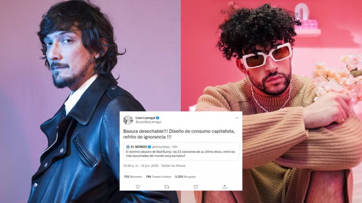 León Larregui arremete contra Bad Bunny y llama “basura desechable” a su música
