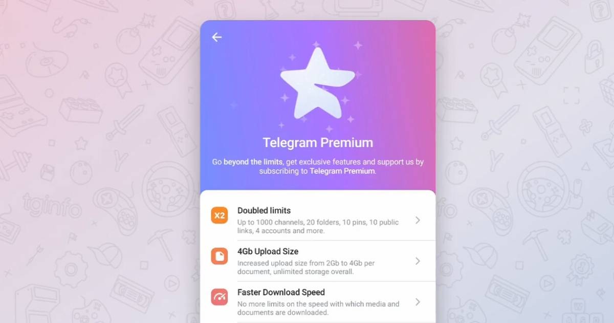 Telegram Premium ya puede utilizarse, conoce sus funciones y precio