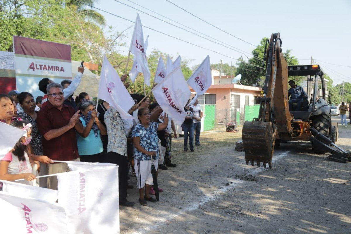 Arranca Armando Martínez Manríquez importantes obras de infraestructura hidrosanitaria en Altamira