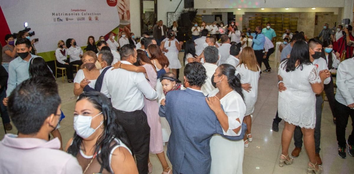 Consolida DIF Madero núcleo familiar con “Matrimonios Colectivos”