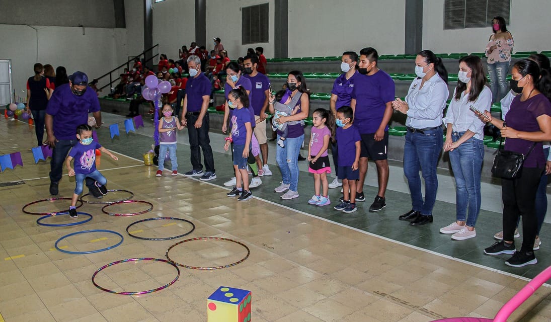 Festejaron a los padres con “Mini Olimpiadas con Papá” por su día en Madero