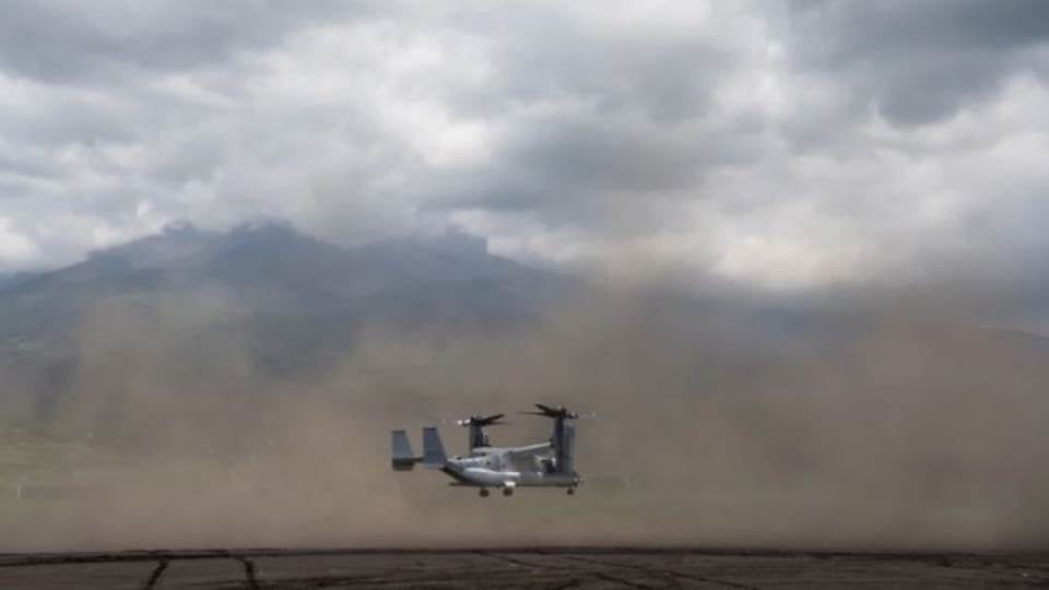 5 marines muertos tras caer un avión militar en California