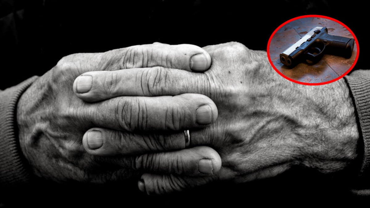 Abuelito se quita la vida dándose un tiro en la cabeza
