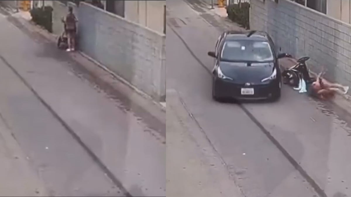 Joven atropella a una mujer con su bebé y lo dejan libre porque no sufrieron heridas graves