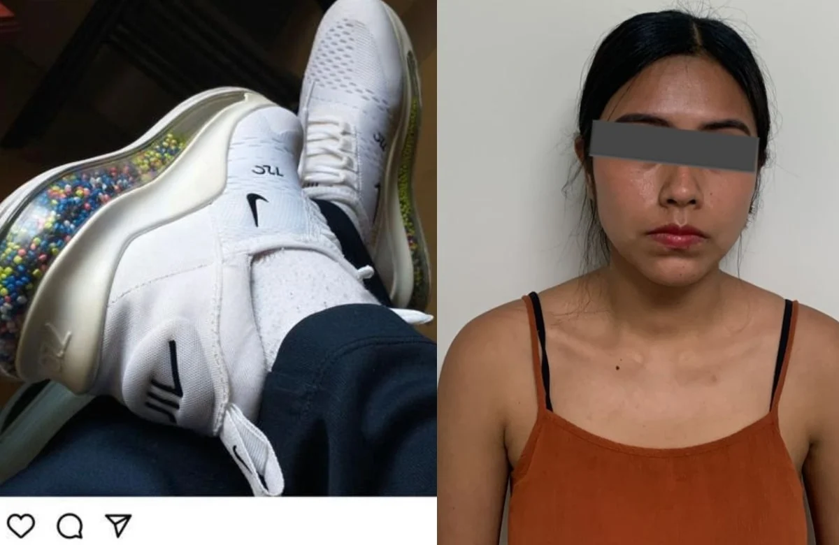La detienen por andar presumiendo botín de lujo en redes: blusa, tenis y bolsa “Dior”