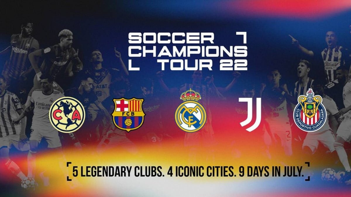 América y Chivas se medirán ante Real Madrid y Juventus en el Soccer Champions Tour