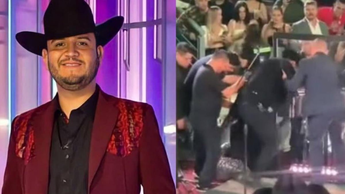 “Una sacudida y puro pa delante”; Edén Muñoz sufre caída en pleno concierto