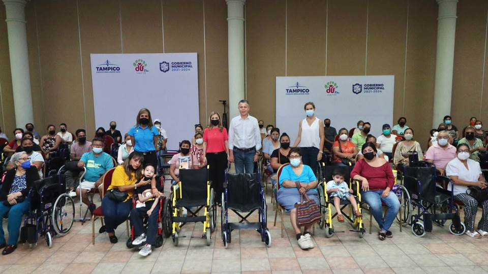 Facilita DIF Tampico movilidad a personas con discapacidad