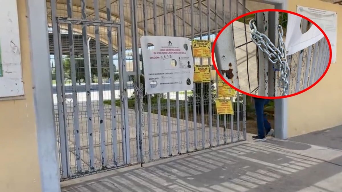 Cierran con candado instalaciones de casillas electorales e impiden paso a votantes