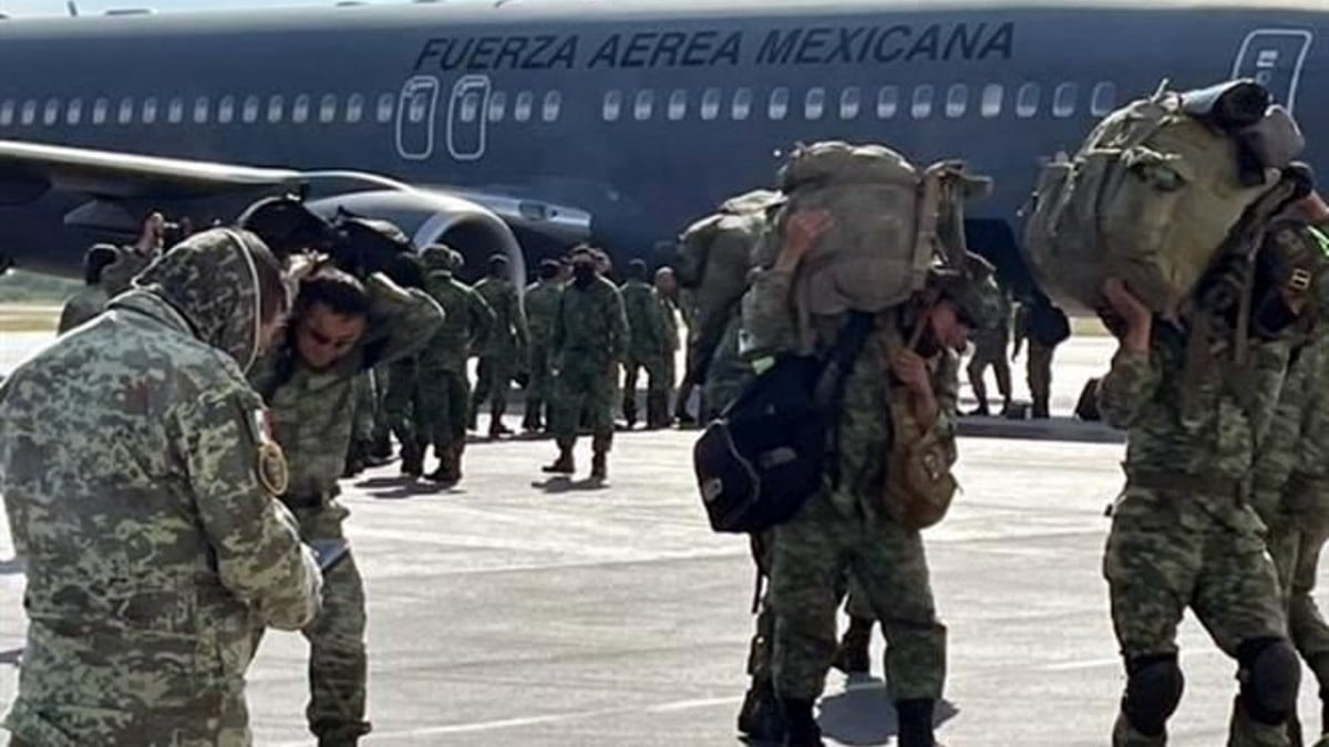 Llegan otros 600 militares a Tamaulipas para fortalecer la seguridad