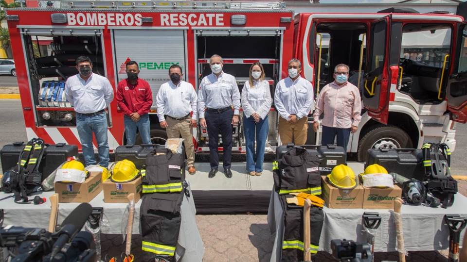 Gobierno de Adrián Oseguera y Pemex juntos por el bienestar de los maderenses