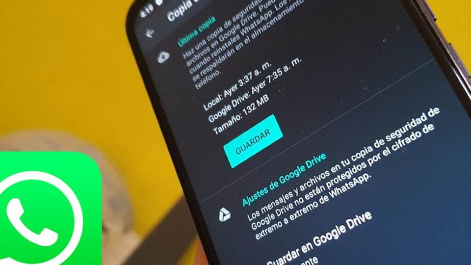 WhatsApp cambiará la manera de guardar la copia de seguridad
