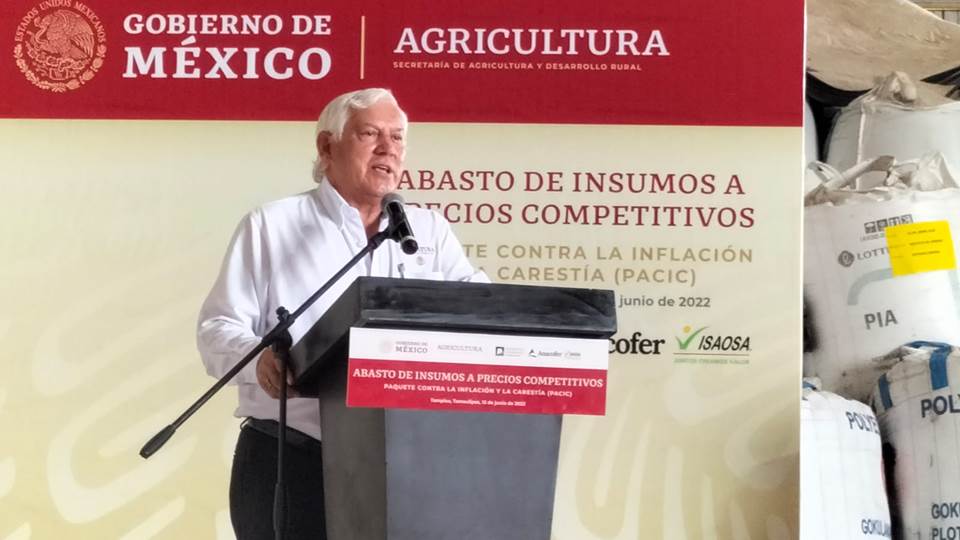 Gobierno federal ya logró contener la inflación, asegura Secretario de Agricultura