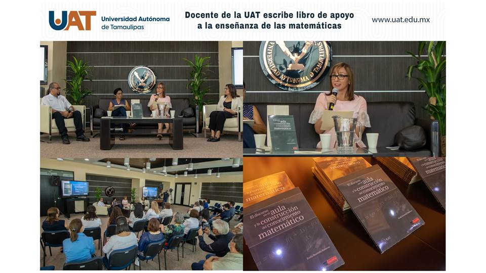 Docente de la UAT presenta su libro sobre enseñanza de las matemáticas