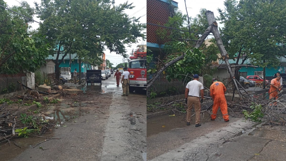 Vigila PC Tampico familias que habitan en cerros ante riesgos por lluvias