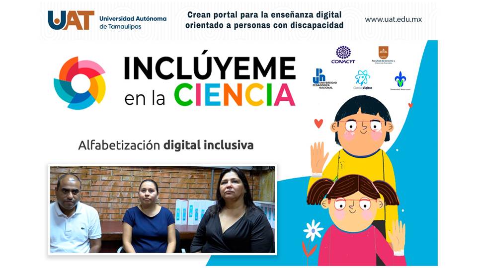 Crean portal para la enseñanza de la ciencia orientado a personas con discapacidad