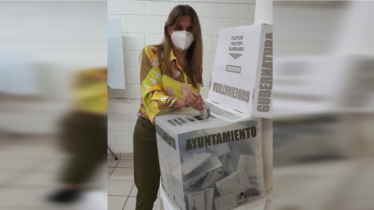 Emitió Maki Ortiz su voto por la esperanza de los tamaulipecos