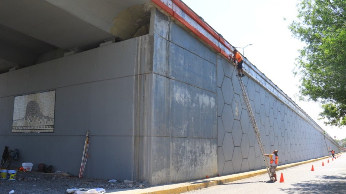 Realizan mejoras al puente “La Joroba” en Victoria