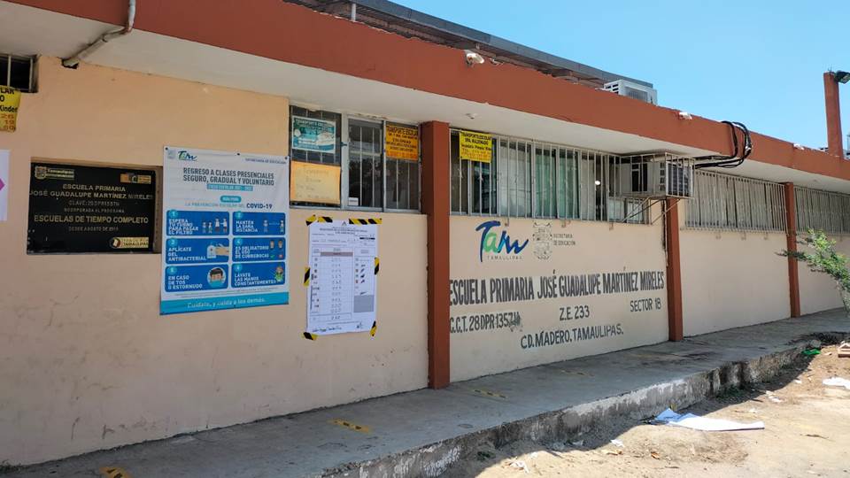 Se incrementa ausentismo en las escuelas de Cd Madero por brotes de Covid
