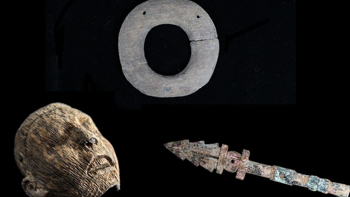 Hallan colección de piezas de madera en Templo Mayor; llevaban mas de 500 años enterradas