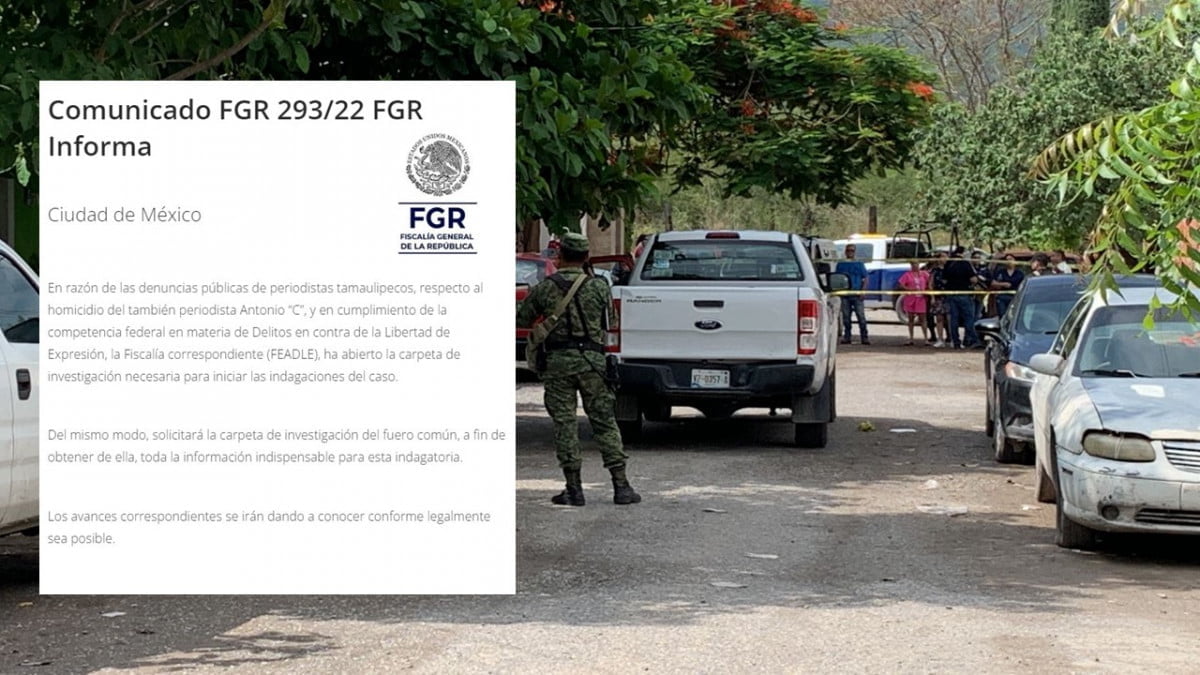 Atrae FGR investigación sobre asesinato del periodista Antonio de la Cruz