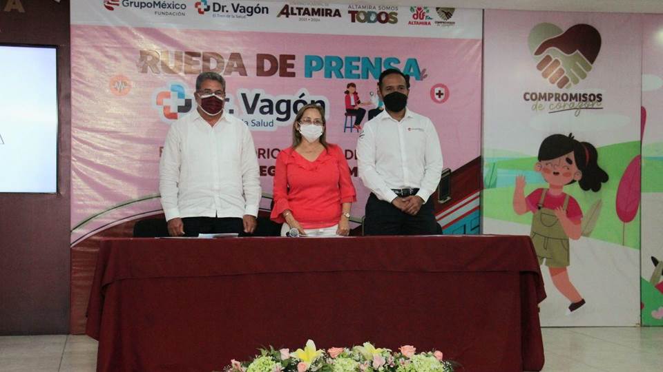 Anuncia DIF Altamira visita del Dr. Vagón
