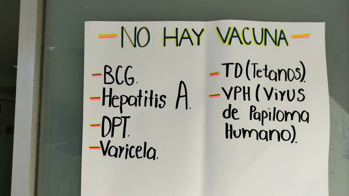 Tampico enfrenta desabasto “preocupante” de vacunas