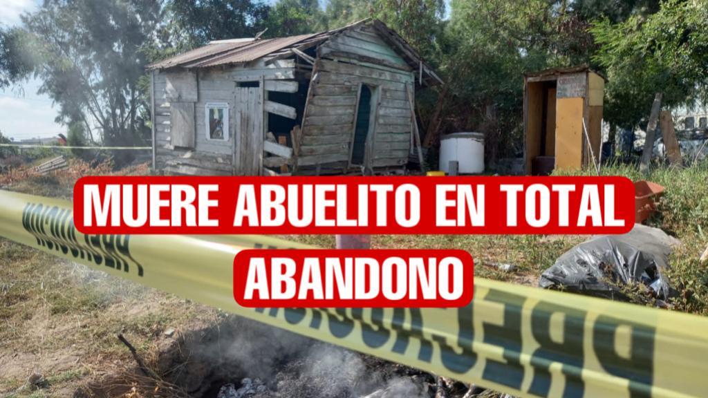 Fallece abuelito al interior de casa de madera