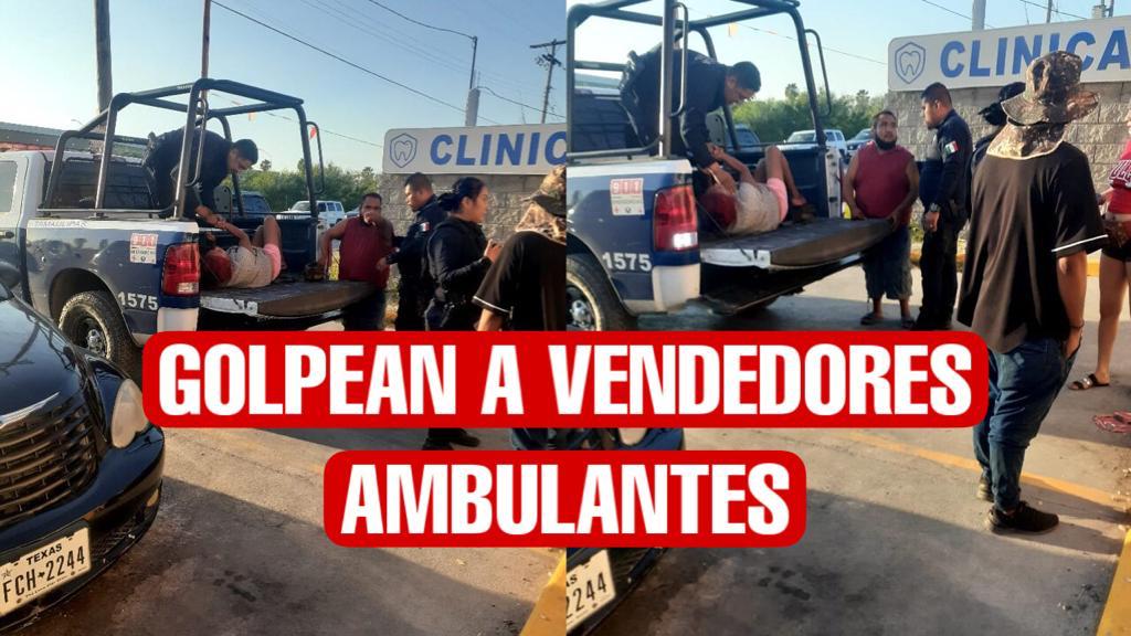 Policías Estatales detienen y golpean a vendedores ambulantes