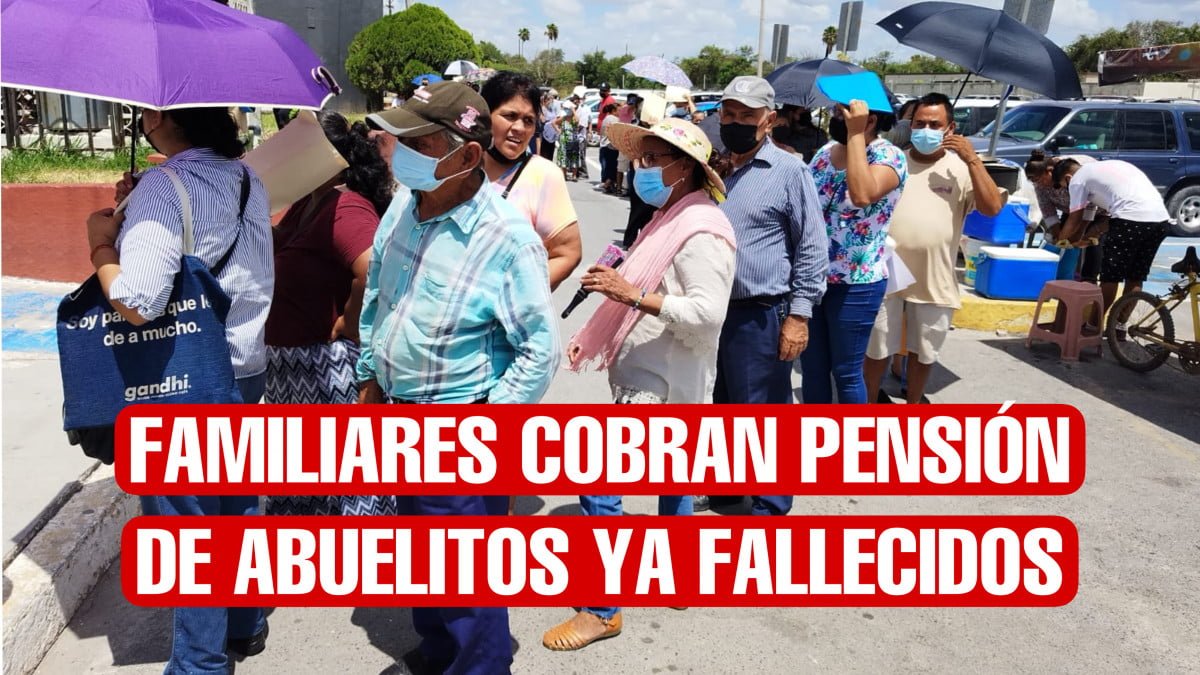 Se roban pensión de 57 abuelitos muertos en Matamoros