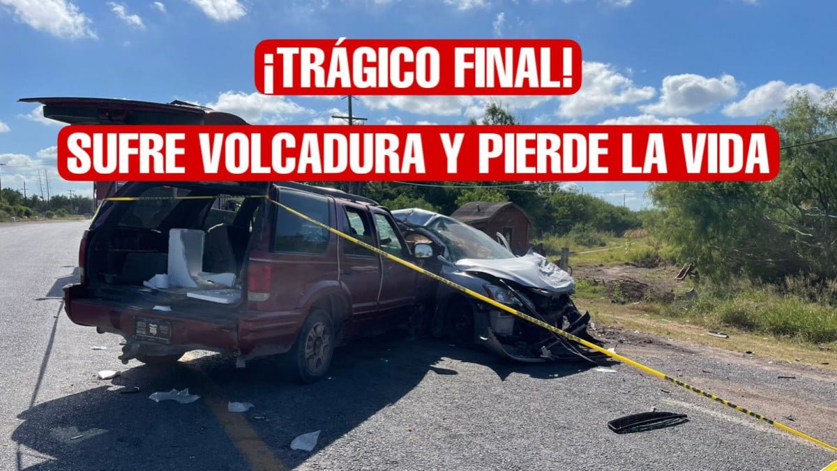 Pierde la vida joven de 21 años en volcadura