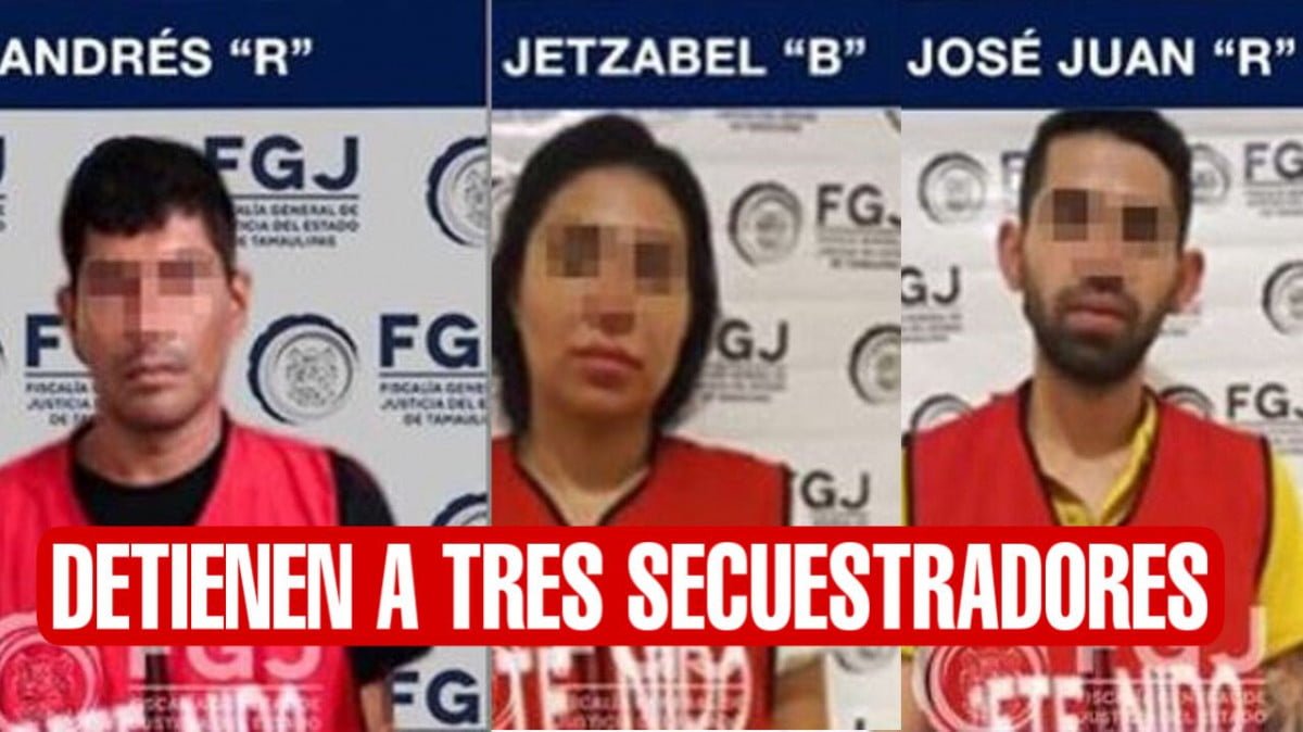 Aprehenden a tres sujetos por delito de privación de la libertad