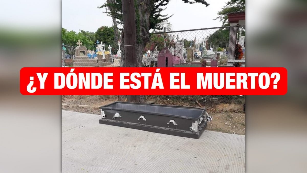 Aparece ataúd en calles de la zona norte de Tampico
