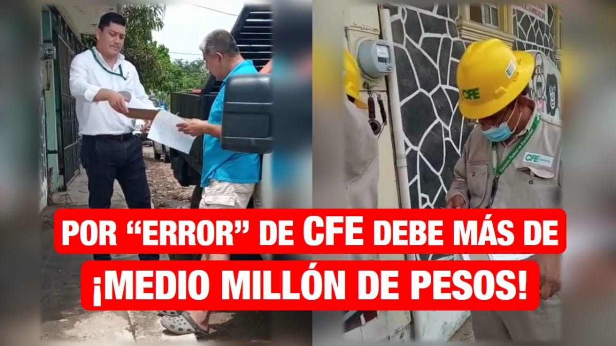 ¡De infarto!, le llega recibo de CFE por 540 mil a altamirense.