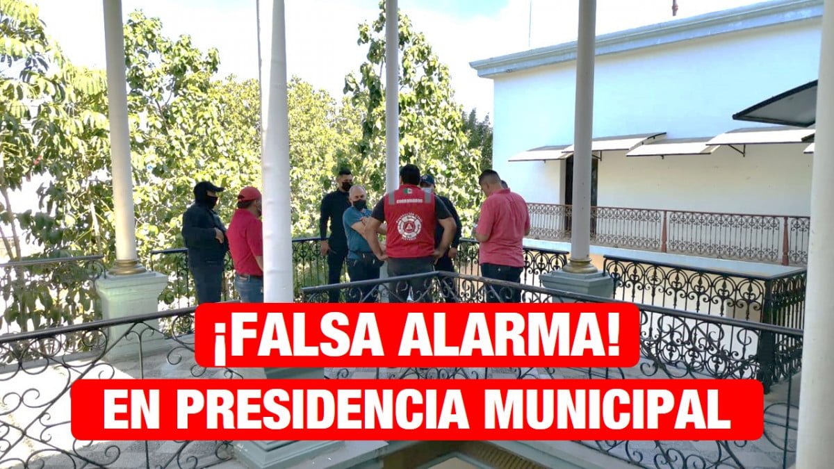¡Falsa alarma!, por amenaza de bomba realizan operativo en Presidencia Municipal de Cd. Victoria.