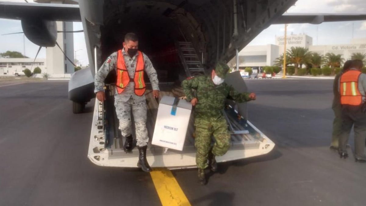 Llegan a Tamaulipas 54 mil vacunas Pfizer para el programa de vacunación en niños de 5 a 11 años