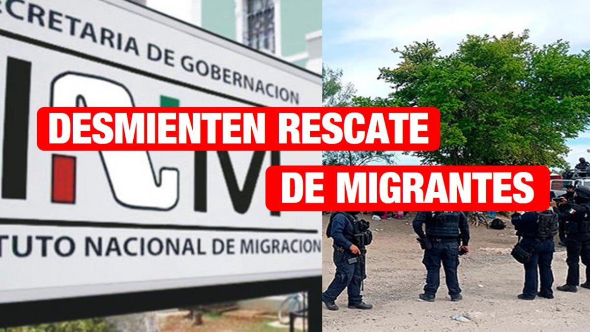 Mentira rescate de 300 migrantes en tráiler abandonado.