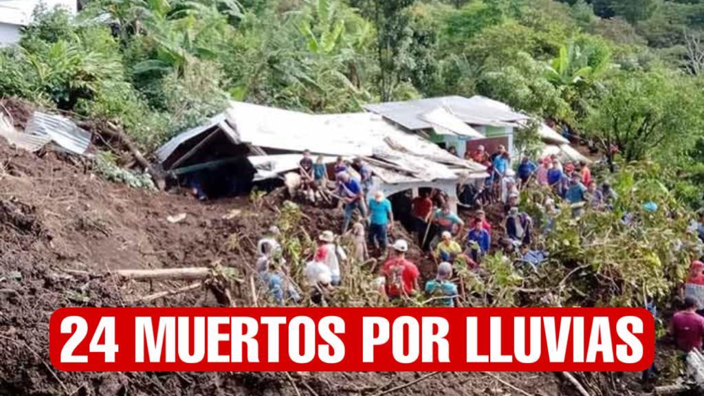 24 personas muertas y más de 1.77 millones de afectados tras lluvias