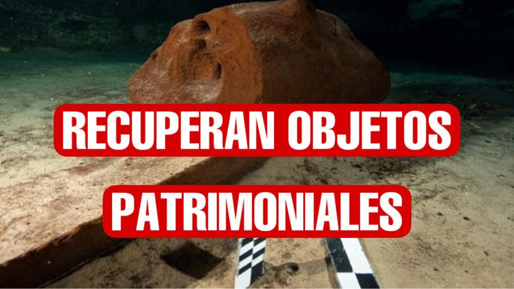Recuperan más de 500 mil objetos patrimoniales en construcción del Tren Maya
