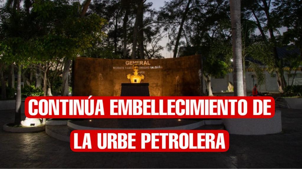 Avanza embellecimiento de la Urbe Petrolera